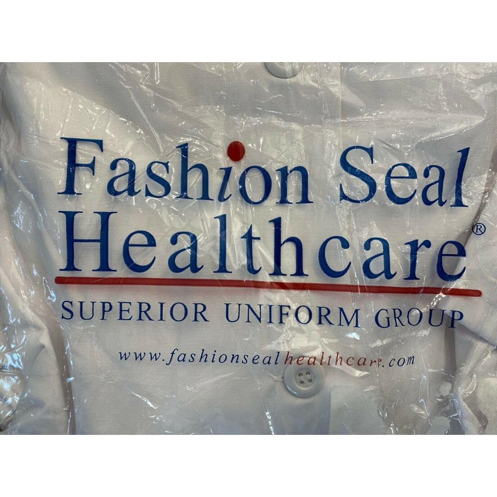 Fashion Seal Healthcare Knee Length White Lab Coat - Picture 7 of 12